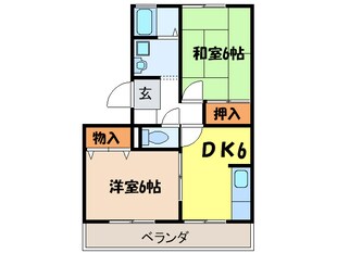 ウィンドミルⅠの物件間取画像